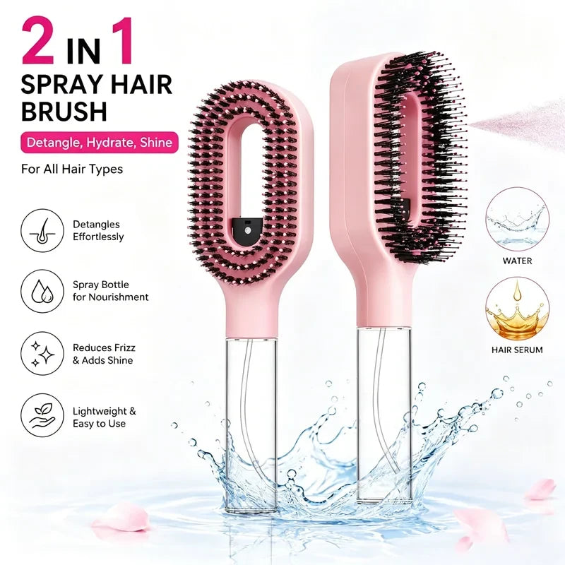 Spray Detangling Scalp Massage Brush