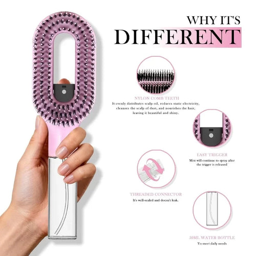Spray Detangling Scalp Massage Brush