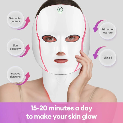 7- Color LED Face & Neck Therapy Mask